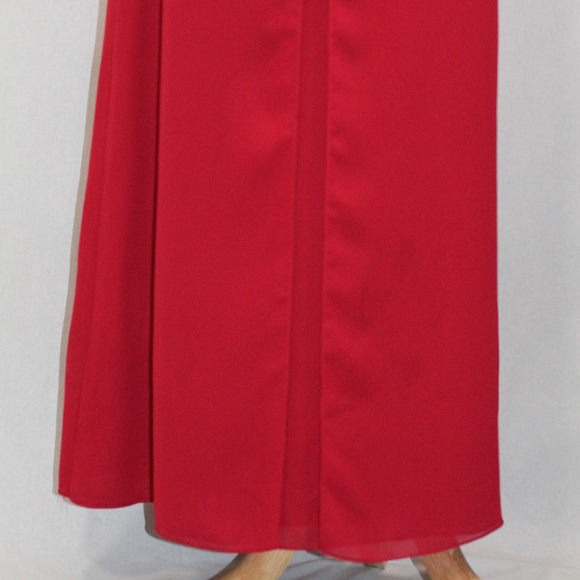 David's Bridal Red Gown - Picture 10 of 11